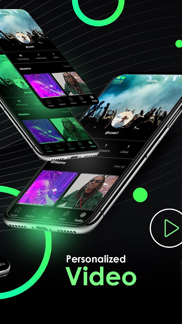 HailUp Influencers app screenshot