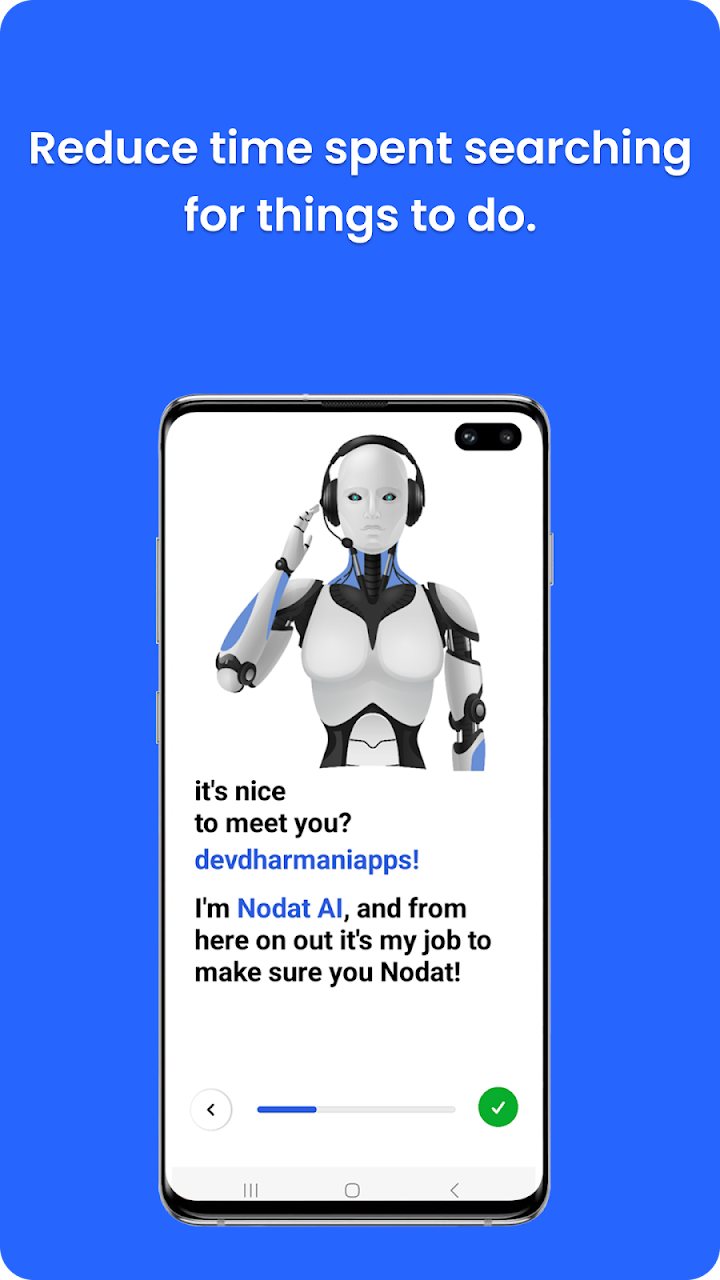 Nodat app screenshot